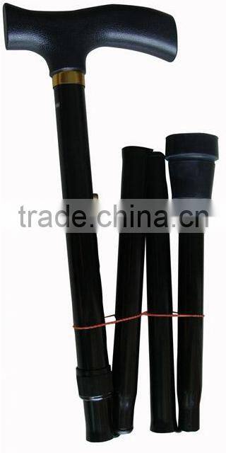 Folding Walking Stick For elderly/Aluminum Tube Foldable Crutch/Folding Crutch