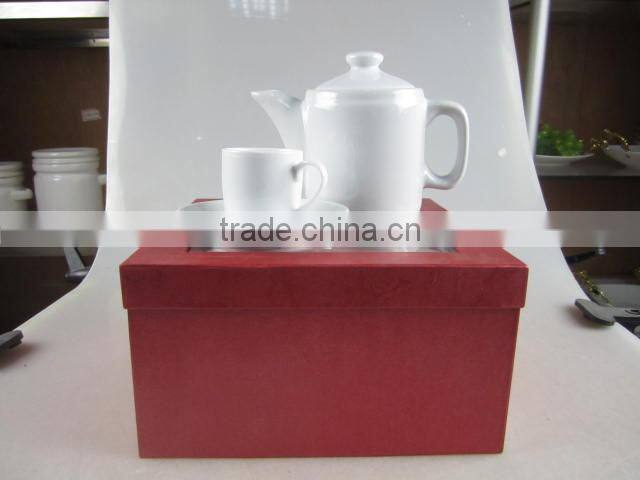 porcelain tea set with gift box packing
