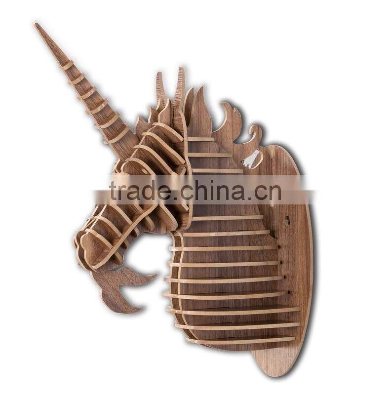 DIY Unicorn Head 3D wall hanging decoration