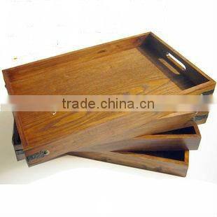 hot selling wooden storage tray