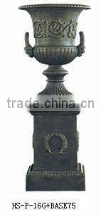 Cast iron flower pot decorative antique flower pot