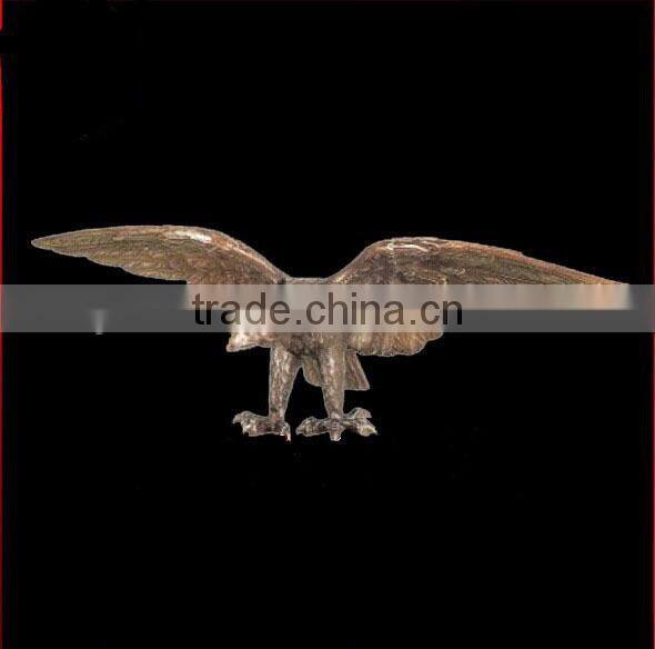 Casting bronze, brass eagle sculptures in metal art