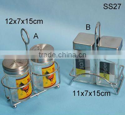 clear glass seasoning pot cruet