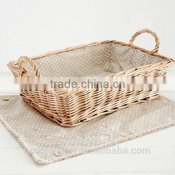 cheap round wicker tray for bread