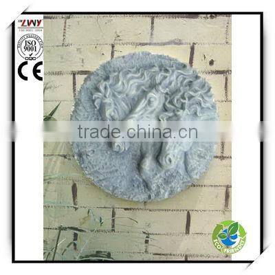 Decorative home and garden antique resin wall art plaque