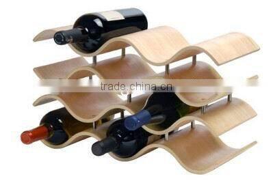 bamboo wine rack for pub
