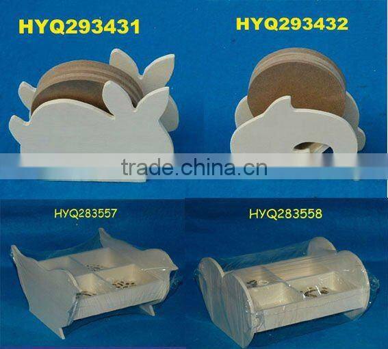 unfinished hot selling wooden tea coaster