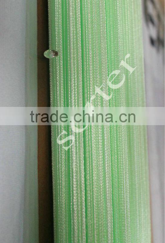 Cream color String Curtain With Beads line curtain