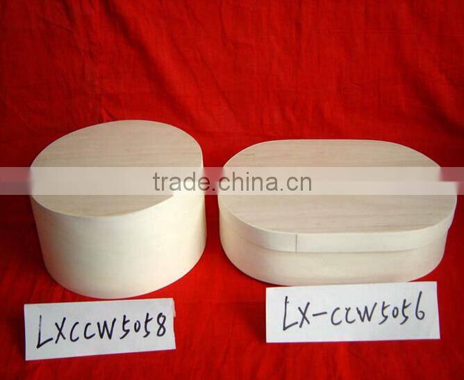 unfinished paulownia wooden tea box