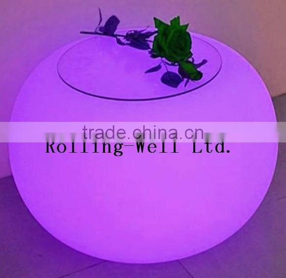 LED study table / LED buffet table / rechargeable color changing table