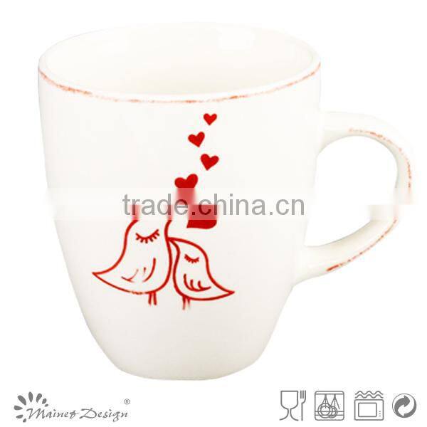 Wholesale High Quality Christmas ceramic mug/holiday promotional ceramic Christmas mugs