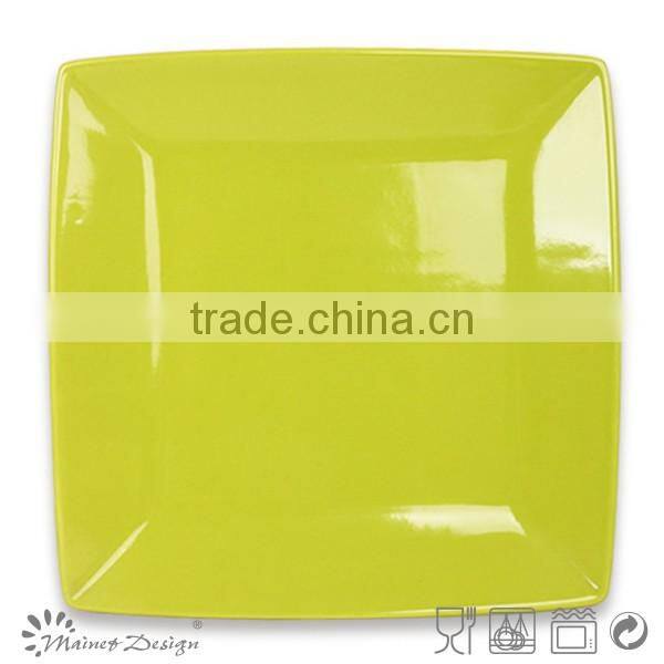 Solid Green Dinner Plate