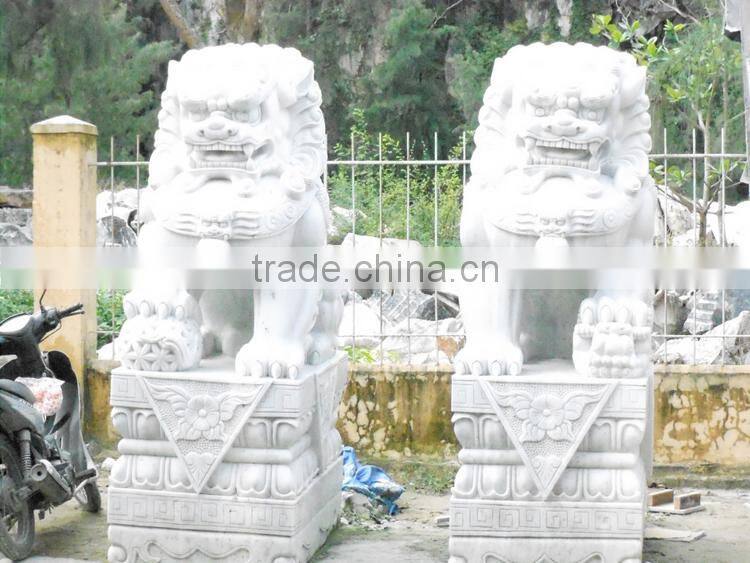 outdoor traditional lion statue stone vietnam marble sculptures