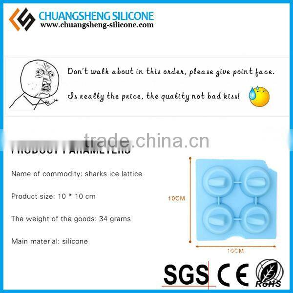 Fire shape fashion summer silicone ice cube tray