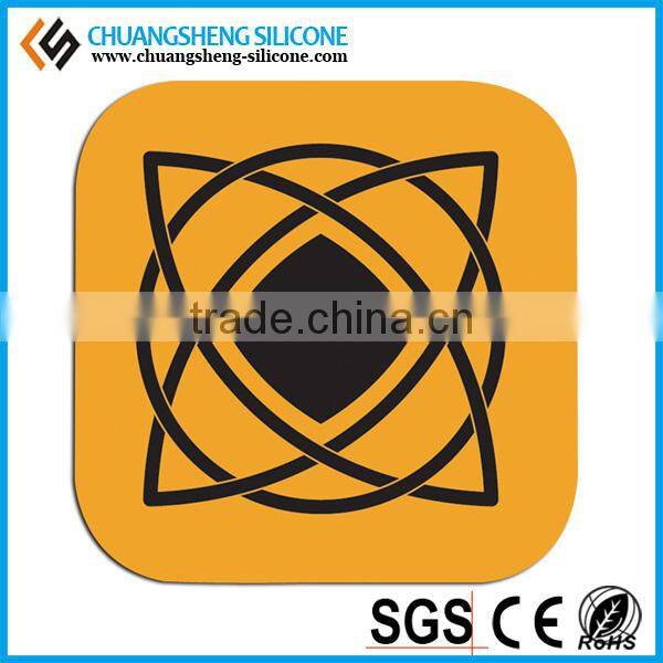 Autumn and summer hot sale anti-hot silicone cup mat, glass mat, table mat