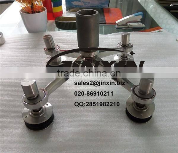 JINXIN four arm 304/316 stainless steel rib glass spider for curtain wall system