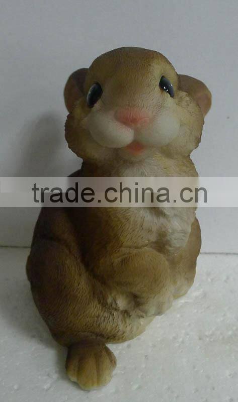 Resin Garden Ornaments Rabbit for garden