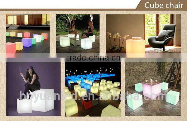 Led waterproof rechargeable illuminated outdoor pub pillar