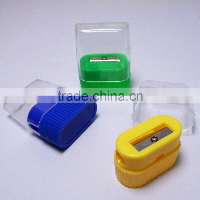 One hole big plastic school pencil sharpener