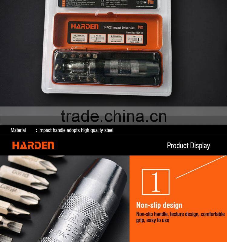 Professional 14pcs Impact Driver Set
