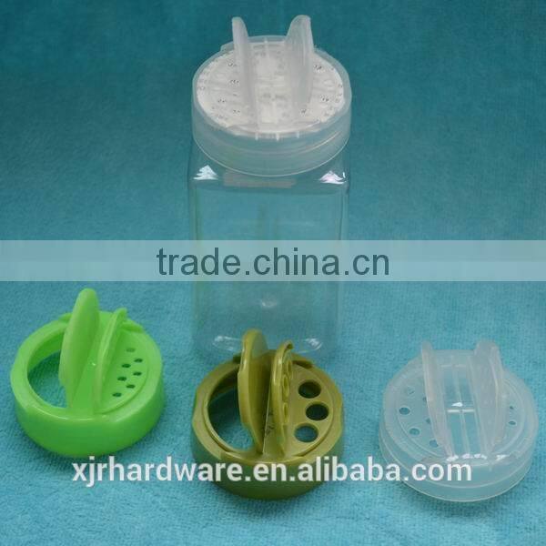 square plastic bottle with hole lids