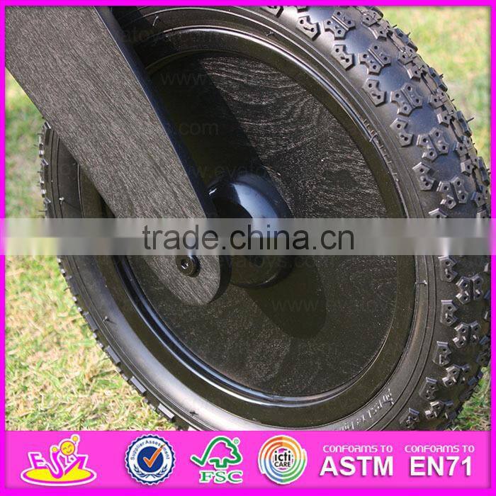 2015 Black color bicycle toy for christmas gift,Wooden toy bicycle toy for promotion,Wooden bicycle toy for exhibition W16C051