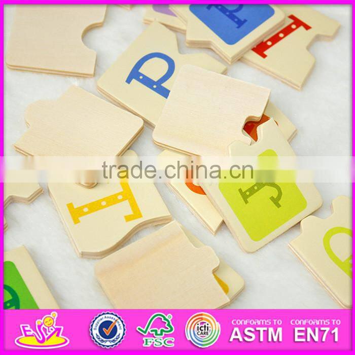 2016 best sale funny children wooden domino blocks W15A069