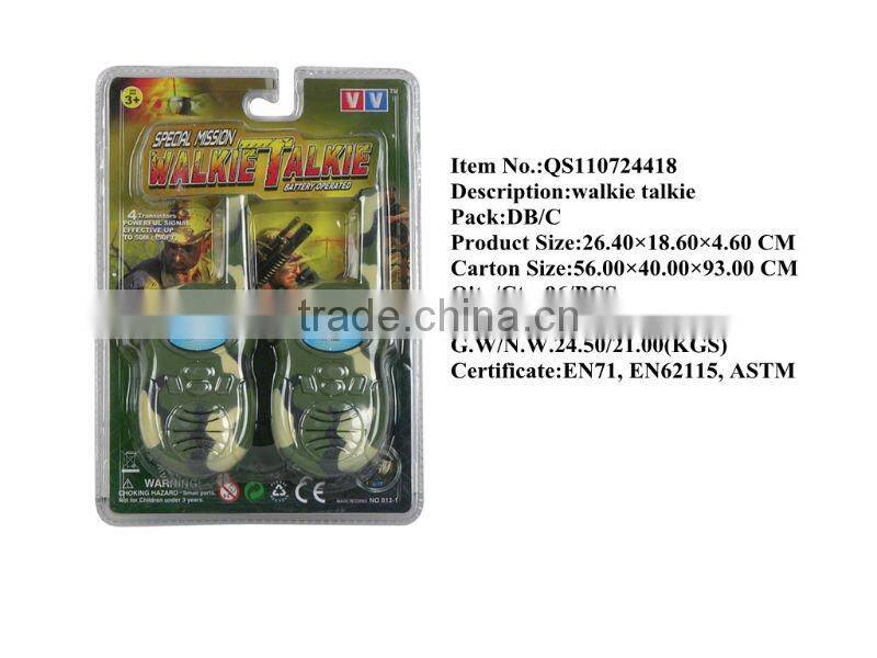 Hot selling latest walkie talkie for kids toy interphone intercom small walkie talkie