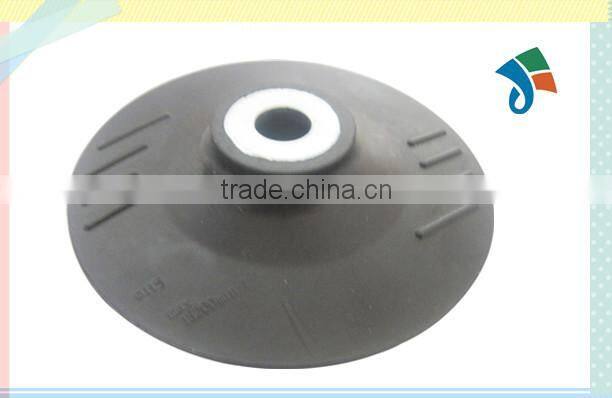 Flexible abrasive sanding disc plastic backing pad