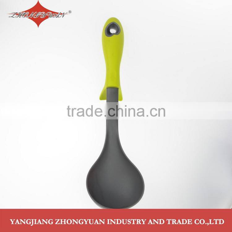 New collection Kitchen accessory soup ladle with heart shape handle
