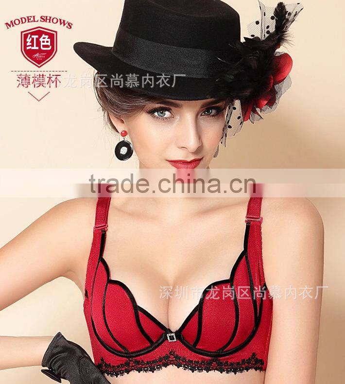 2017 new design Chinese manufacturer custom women bras plus size big bra