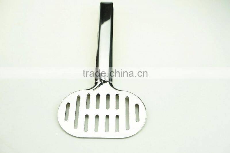 39002 9.5 Inch Slotted Stainless StFeel Kitchen Tongs BBQ Grill Food salad Tongs