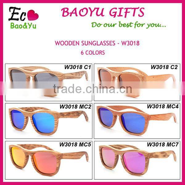 Top Quality Eco-friendly Fashion Wooden Sunglasses Polarized Wooden Sunglasses Factory