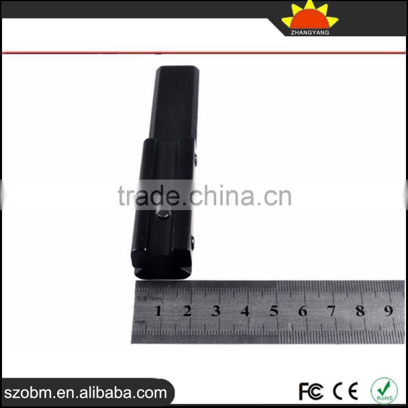 D0026-A Tactical Flashlight Scope Gun Mount Weaver Rail 11mm Convert to 21mm Adaptor