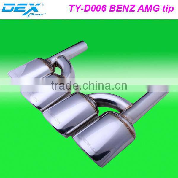 Tianyu DEX dedicated stainless steel tuning exhaust muffler tip for BENZ