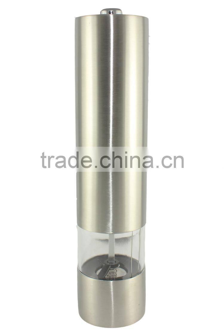 New Stainless Steel Manual Kitchen Spice Sauce Salt Pepper Mill