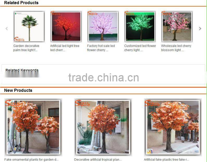 Factory wholesale Artificial Customized Led Flower Tree Cherry Blossom Tree