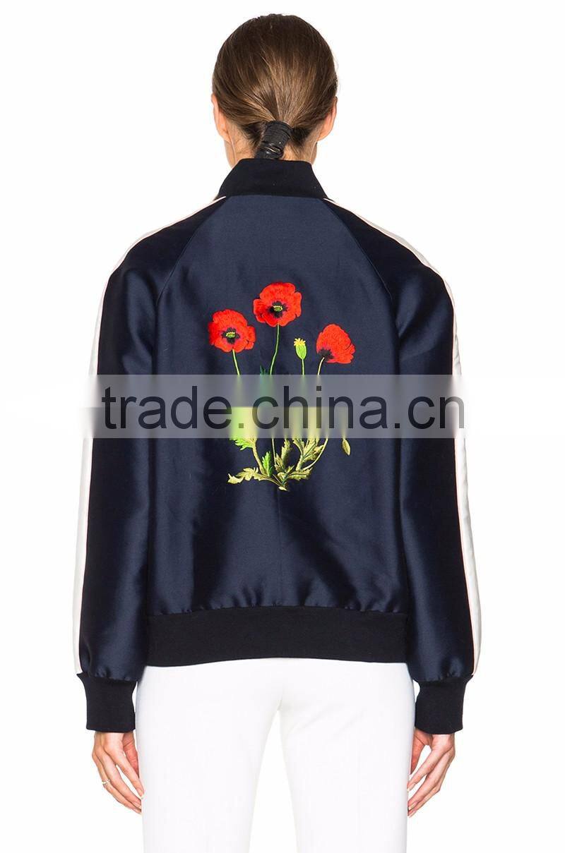fashion stylish women custom embroidered jackets winter