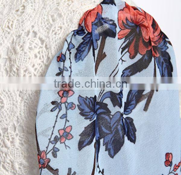 Newest styles women's long sleeve peplum models of blouse in chiffon