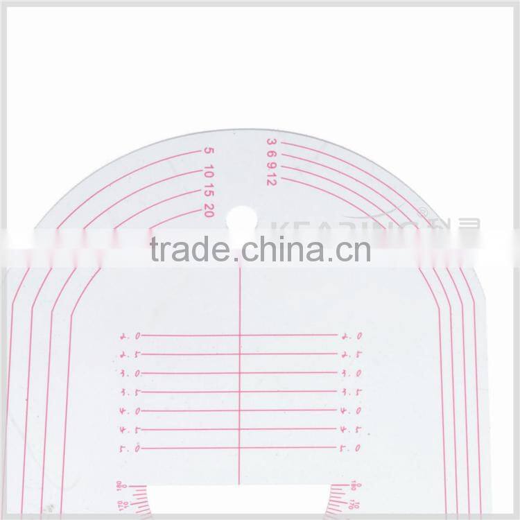 Kearing brand french curve ruler 1.2mm thickness sandwich line curve ruler for fashion design#6404