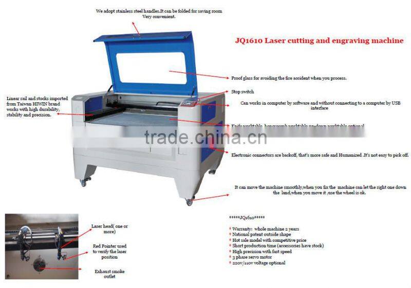 cheap price plywood MDF wooden crafts co2 laser cutting machine for sale