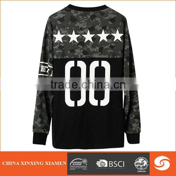 Hot sales US STYLE Fashion Cotton Men Tshirt for Long sleeves
