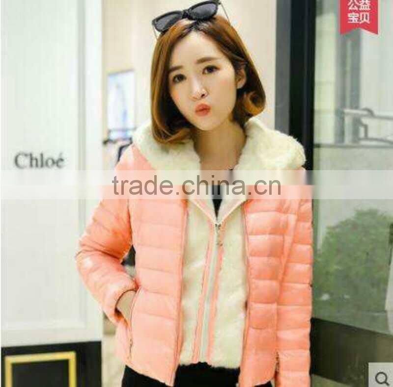 GZY coat female winter fashion slim mixed model china cheap 2017 Europe anti-wrinkle warehouse cheap delivery