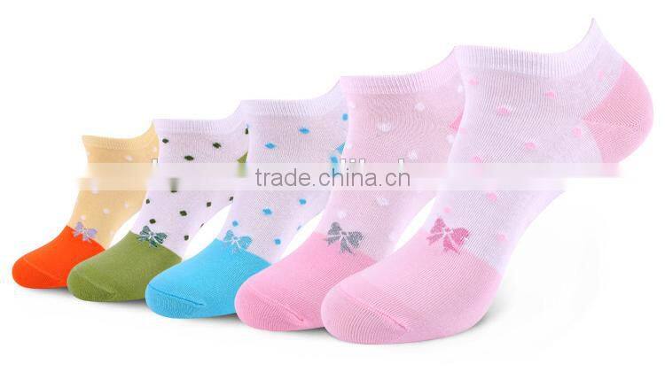 Hot selling stripes women low cut ankle sock