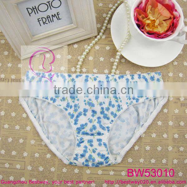 School girls dresses fashion leopard panties with back lace & bows
