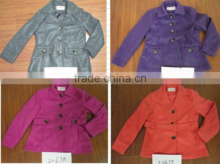 Lady's Fake Wool Fleece Jacket Wholesale Fake Wool Jacket