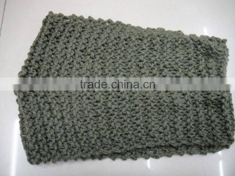 2016 Fashion winter woman hot popular knitted acrylic infinite scarf