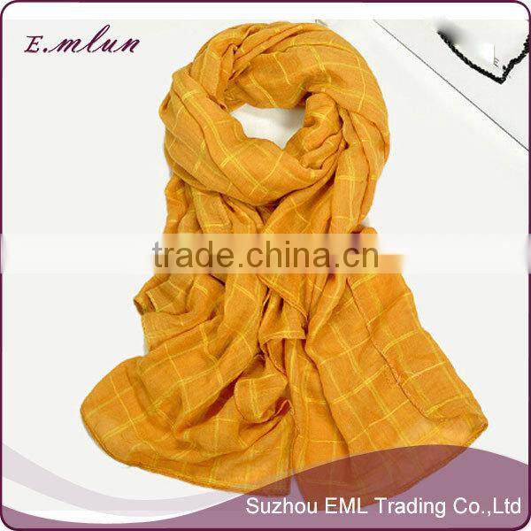 OEM Design Cheap Plain Cotton Scarf/infinity scarf