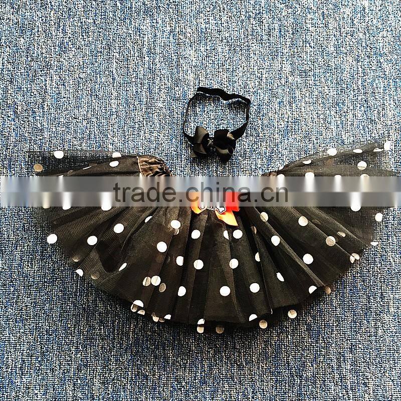kids tutu skirts polka dot tutu black tutu