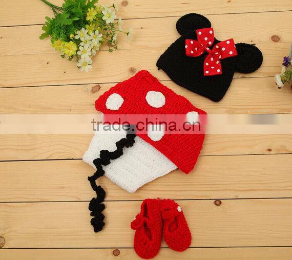 Peacock diaper cover baby bloomer with headband set little baby winter woolen yarn diaper cover set